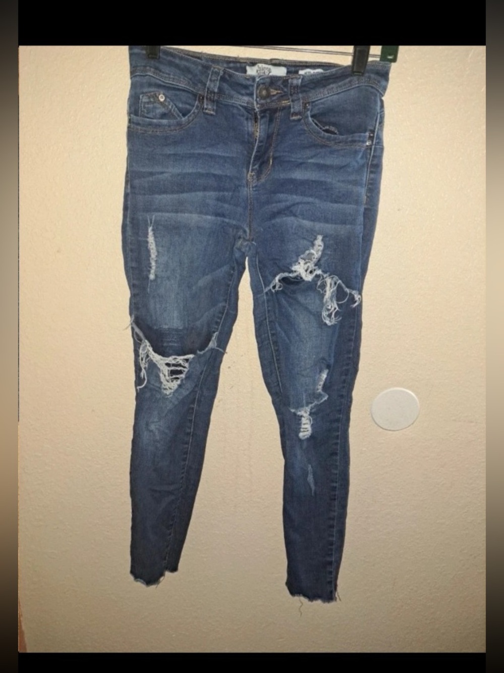 YMI Mid Rise Distressed Jeans